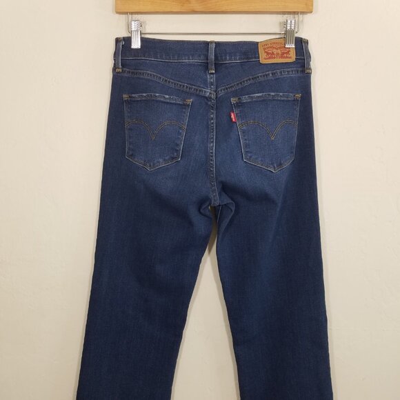 Levi's 314 Shaping Straight Stretch Jeans Blue Size 27 - Picture 5 of 6